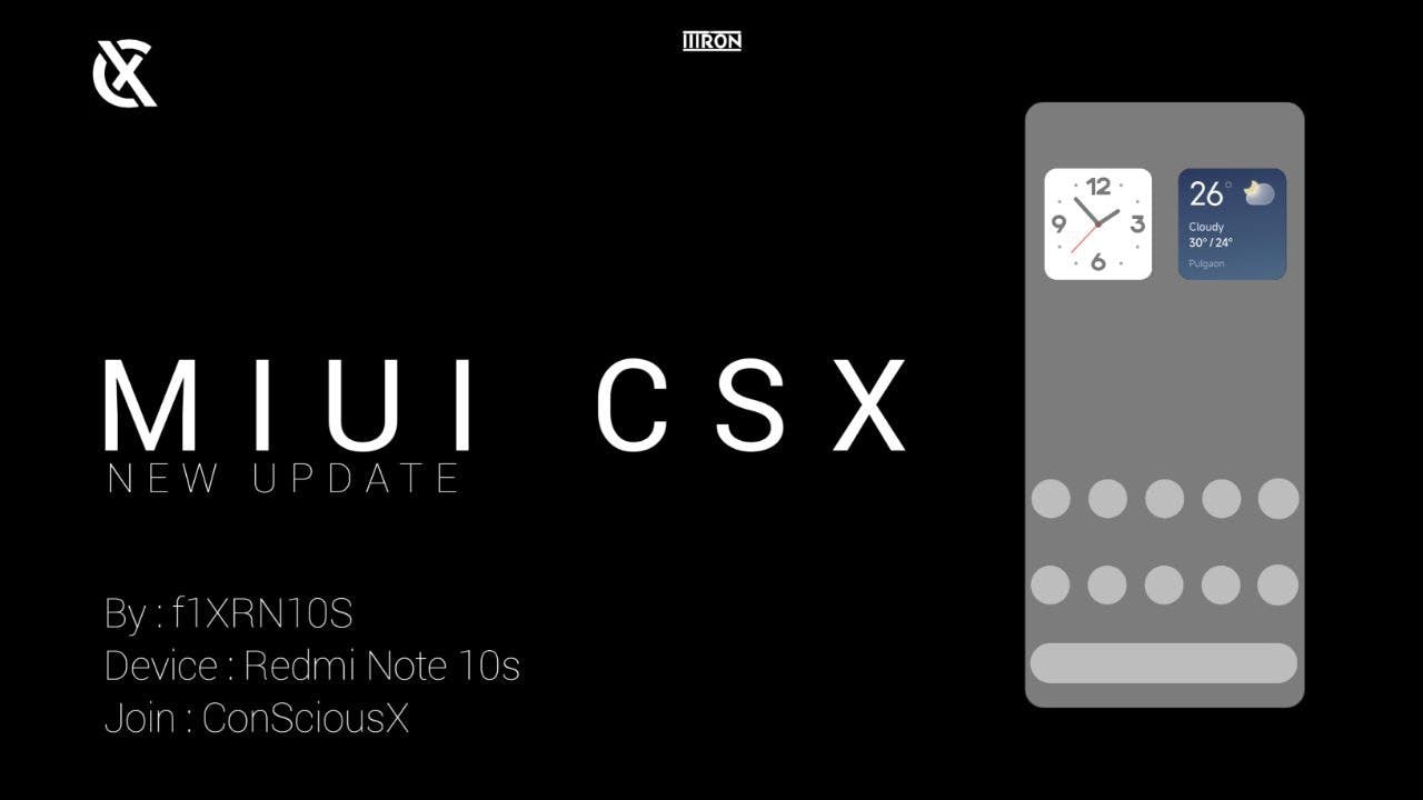 undefined Port for MIUI CSX (Redmi Note 10s (Rosemary))